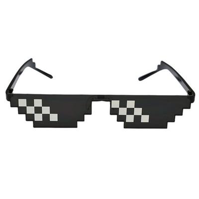 New Creative 8 Bit Thug Life Sun Glasses Pixelated Men Women Party Eyeglasses Mosaic UV400 Vintage Eyewear Fishing Sunglasses