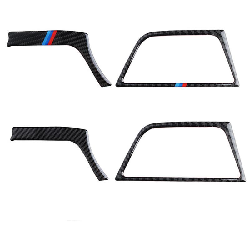 Auto Luftauslass Links/Rechts Lüftungsgitter Rahmen Echte Kohlefaser Dekorative Aufkleber Autostyling Für BMW 3er F30 GT F34