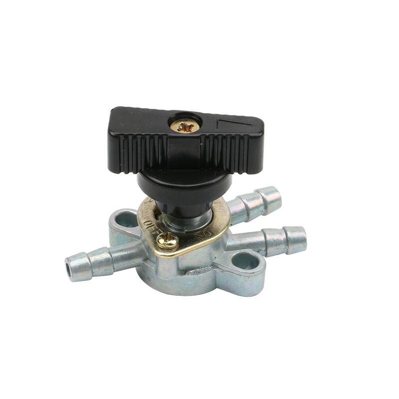 Motorcycle Fuel Gas Petcock Tank Valve Shut Off Switch ATV Beach off-Road Vehicle Two Input and One Output One In Two Out of Oil
