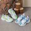 New Large Size Dad Shoes for Women's Casual Fly-woven Butterfly Dad Shoes for Women
