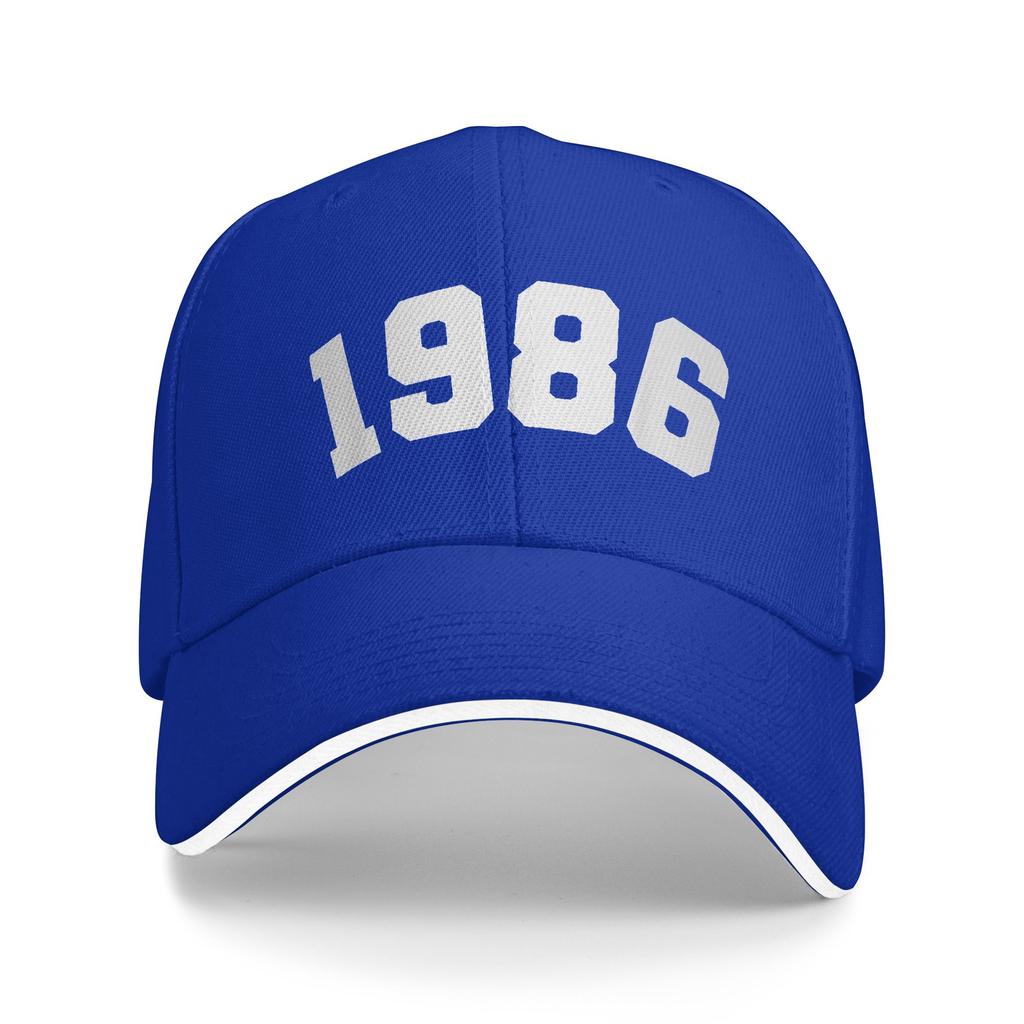 Classic 1986 Varsity Vintage College Style 40th Birthday Baseball Cap  Men Adult Design Hip Hop Hats Summer Casual Baseball Caps