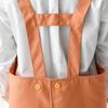 Bib Apron Bib Apron CT2577 Unisex Antistatic Durable Fabric Restaurant Uniform Black M [Seven Uniform] H-Shaped