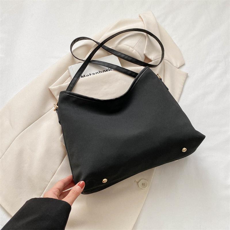 Fashionable Casual Crossbody Bag Stylish Trendy Tote Bag For Women In Black Brown Gray StyleA