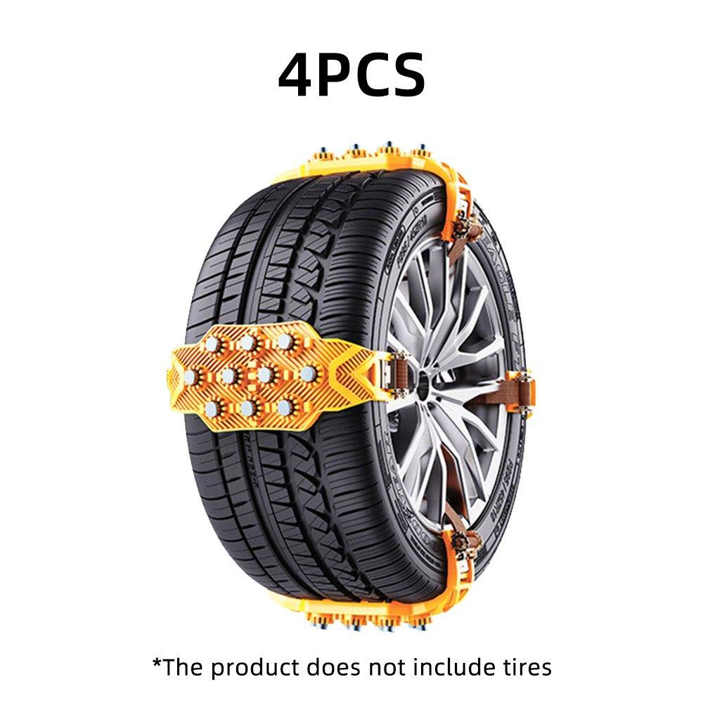 

Non-Slip Snow Chains for SUV & Truck – Universal Heavy-Duty Tire Traction Chains, Fast Installation for Winter Roads