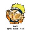 Naruto Peripheral Car Sticker Car Cartoon Adorable Anime Naruto Sasuke Kakashi Japanese Car Window 3D Sticker Great for Daily Use