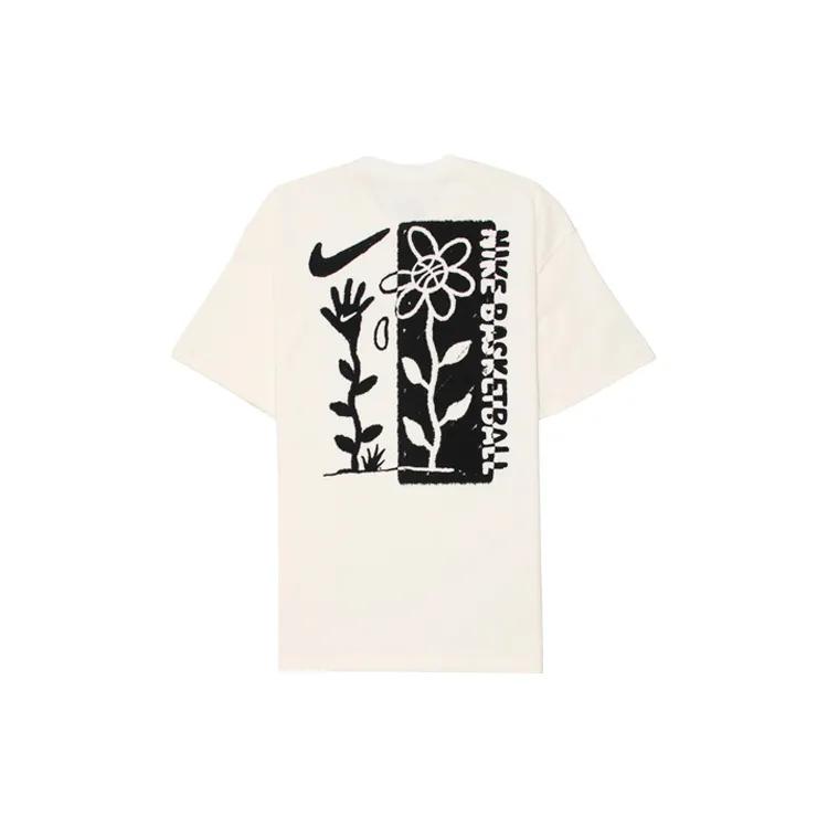 Nike T Shirt US Version Men's Ecru (Unisex) T-Shirts DC1283 910