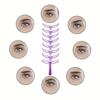 Handheld Head Mounted Dual-Purpose 3D Eyebrow Card, 8 Eyebrow Shaped Tools To Assist Beginners In Quickly Drawing Symmetrical Eyebrows
