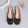 Summer Shoes Women Sandals Flat Silk Elegant Ladies Brand Shoes Fashion Luxury Flat Sandals Black Blue Plus Size 43