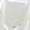 Dolphin Tail Pearl Necklace Nk161