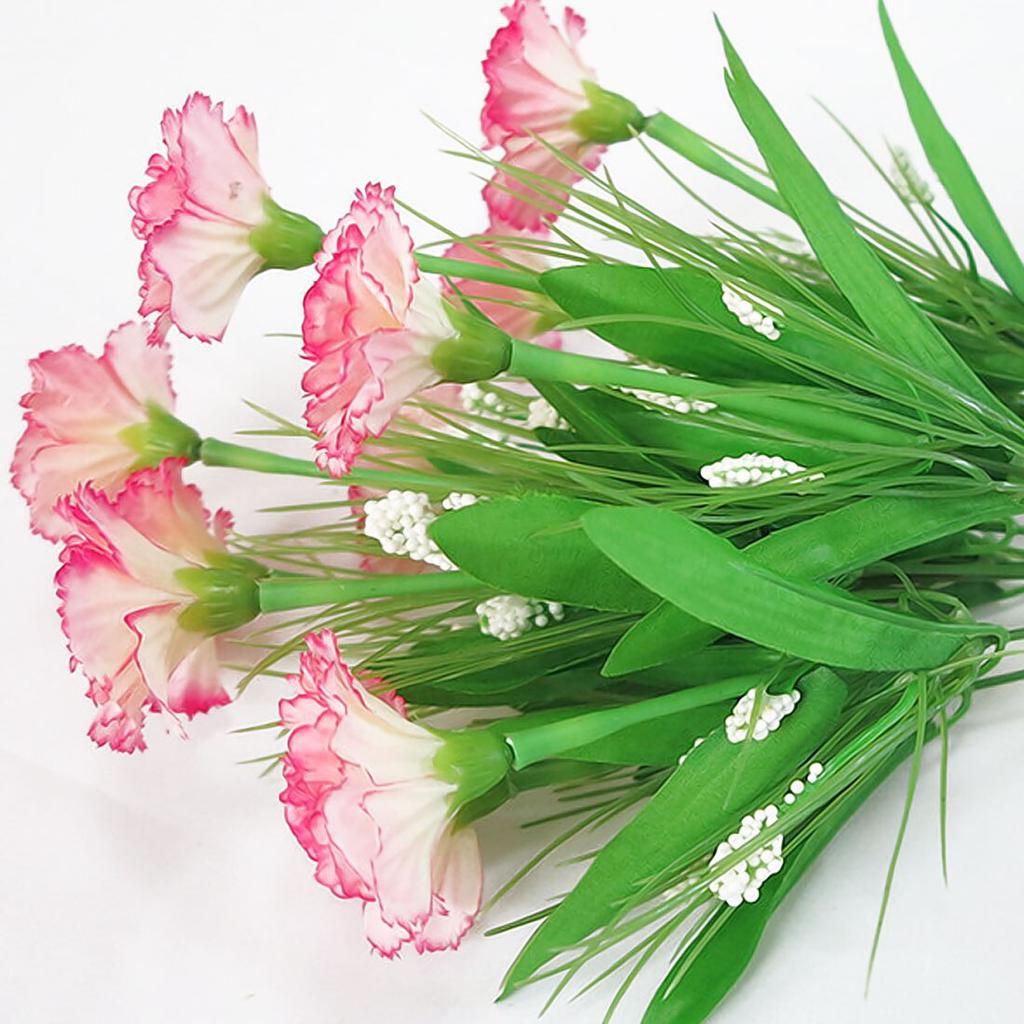Buy Artificial Flowers Cheap Carnations Silk Decorative Fake Flowers Mother's Day DIY House