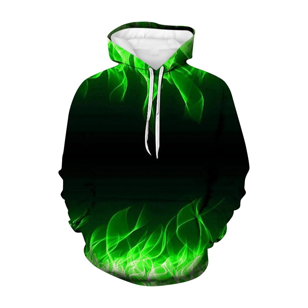 3D Sweater Vortex Print Long Sleeve Hoodie Men's Sportswear