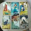 Dark Wood Tarot Deck In Russian Language 78 Pcs Cartoon Tarot Cards Based On Rider System 10.3*6cm