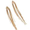 Elegant Retro Long Chain Tassel Earrings - European & American Light Luxury Stud Design