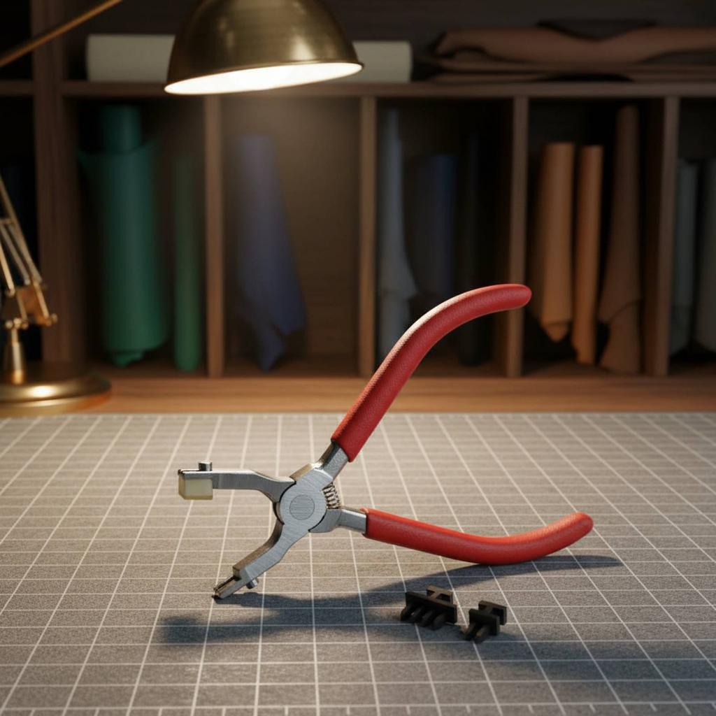 Leather Stitching Stitcher Plier Effort Saving Quiet Leather Perforate Leathercraft Tool for DIY Hobbyists