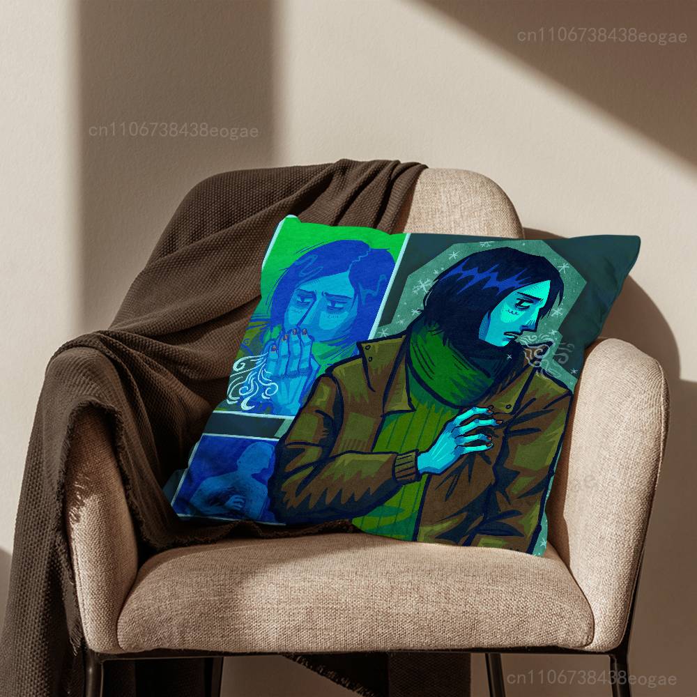 

No Im N-Not a H-Human Pillow Case Living Room Sofa Cushion Cover Suitable For Home Bedroom Decoration And Protector 30cmx30cm