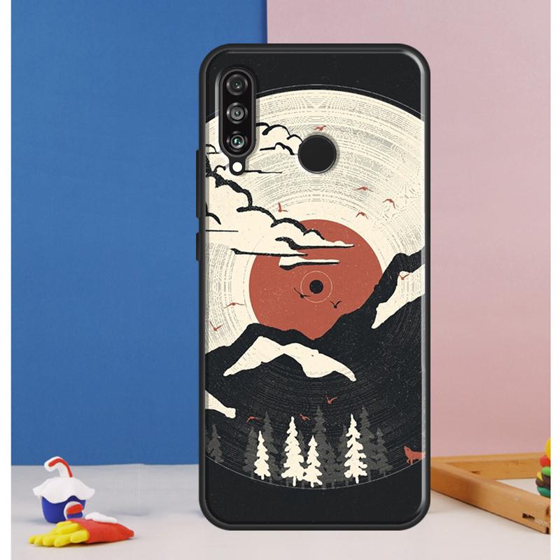 Japanese art Mount Fuji Case For Huawei Nova Y73 Y72 Y70 Y90 Y60 Y61 Y91 12s 12i 11i 8i 9 10 SE P30 P40 Lite P60 Pro
