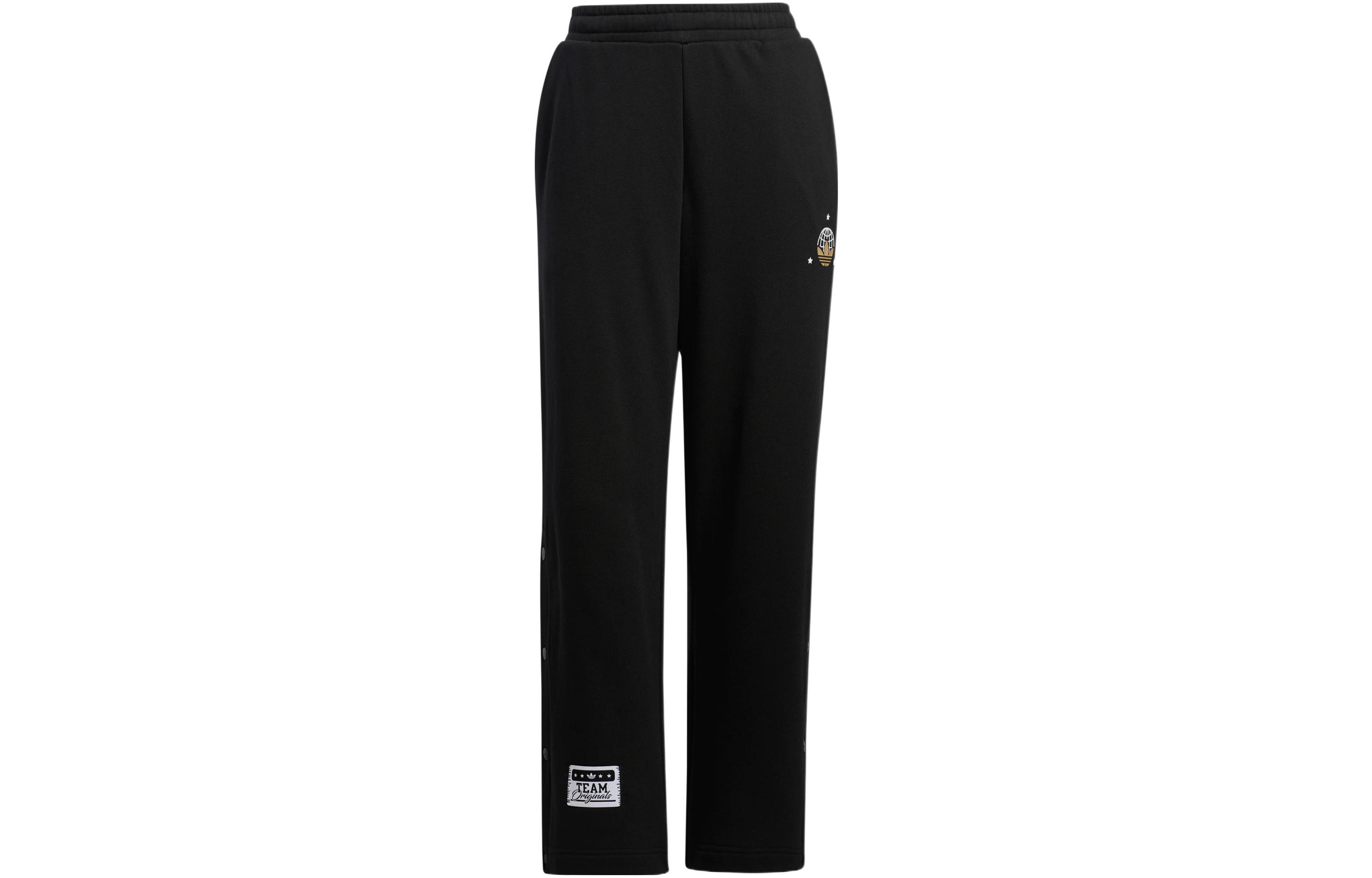 

Adidas Originals Knitted Sweatpants Women s Black Moderate Straight Fit Pants HS9498 M