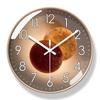 6380 Modern Silent Quartz Wall Clock for Living Room - American Light Luxury Design with Long Battery Life