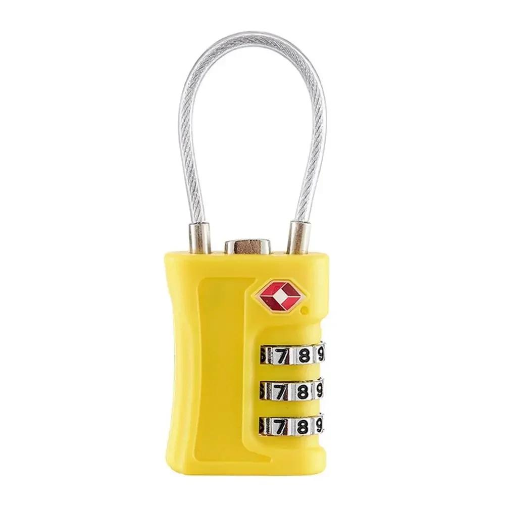 TSA Customs Code Lock Portable Anti-Theft 3 Digit Combination Password Lock Travel Luggage Security Tool Cabinet Locker Lock