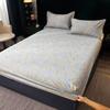 Queen Size Bedsheet 100% Cotton Fitted Sheet Brushed Bed Cover Soft Mattress Protector Sabanas Para Cama (Pillowcase Need Order)