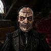 Detailed Scar Texture Mask Halloween Horror Mask, Creepy Latex Adjustable Strap Scary Fancy Haunted House Costume Accessory for Party Cosplay