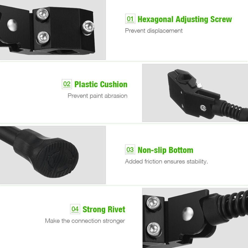 26cm-36cm Universal  Mountain Bike Kickstand Aluminum Adjustable Bicycle Foot Support  MTB Road