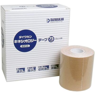 Daiwakan Kinesiology Tape 75mm X 5m X 4 Rolls