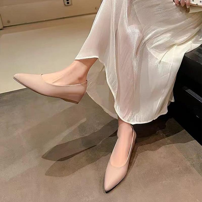 Fashion Pointed Toe Women Flats Shoes Summer Casual Shallow Sandals Fashion Woman Loafers Shoes 2025 Dress Lolita New Zapatillas Female