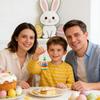 Button Crafts Easter Egg Bunny Pendant Handmade Craft Kits For All Ages For Adults Kids Living Room Bedroom Wall Door Classroom