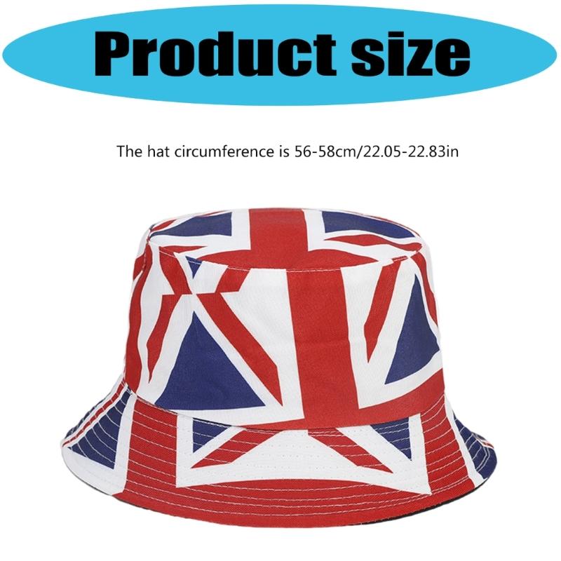 Patriotic Star Fisherman Hat Sun Protection Lightweight Adjustable For Outdoor Activities Beach Vacation