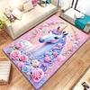 Magical Unicorn Pink Cloud Fantasy Carpet Soft Play Mat for Girls Room Nursery Bedroom Floor Mat Home Decor Rug Gifts