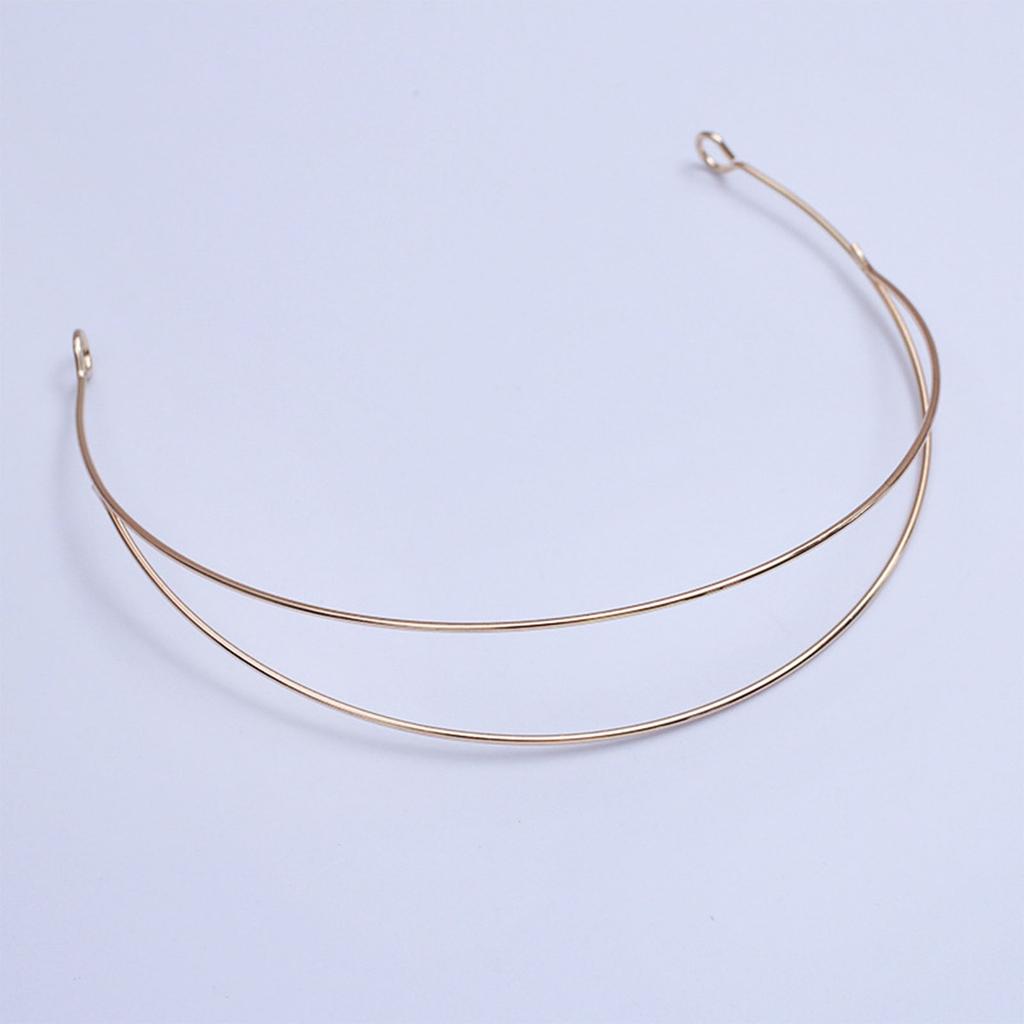 Plain Blank Hard Metal Headbands Skinny Base Headband Slim Simple Wire Hair Bands Clasps Crown Tiaras Frame DIY Crafts
