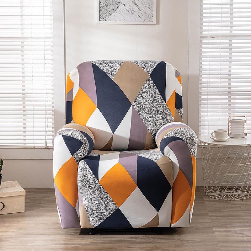 1/2/3 Seater Recliner Sofa Cover Elastic Jacquard Armchair Chair Cover for Living Room Cheap Relax Slipcover Protector