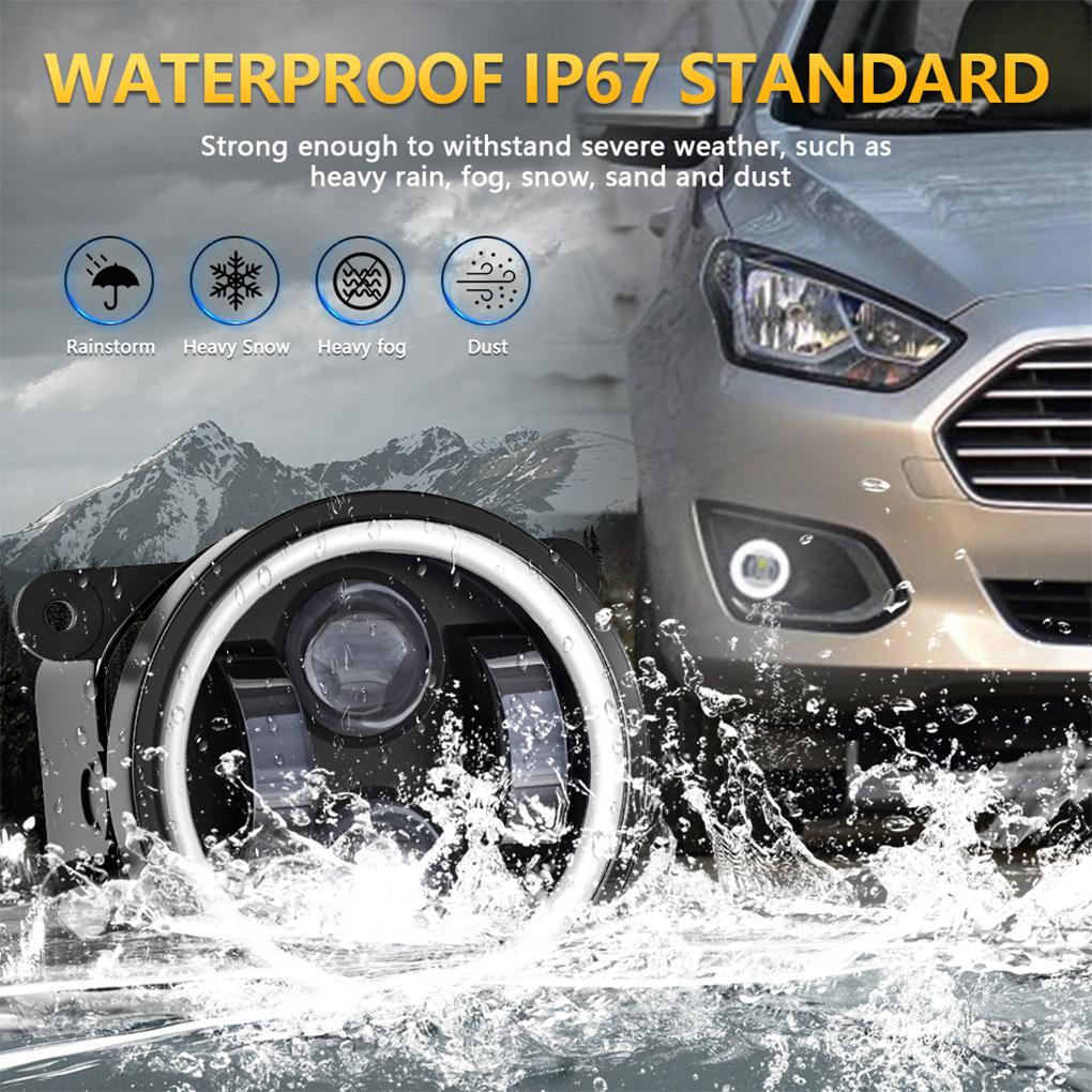 2piece Safety With High Visibility Waterproof Car Fog Lights Long-Lasting Fog Lights For Car
