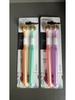 Three-Sided U-Shaped Toothbrush with Soft Bristles & Tongue Scraper, Macaron Colors.