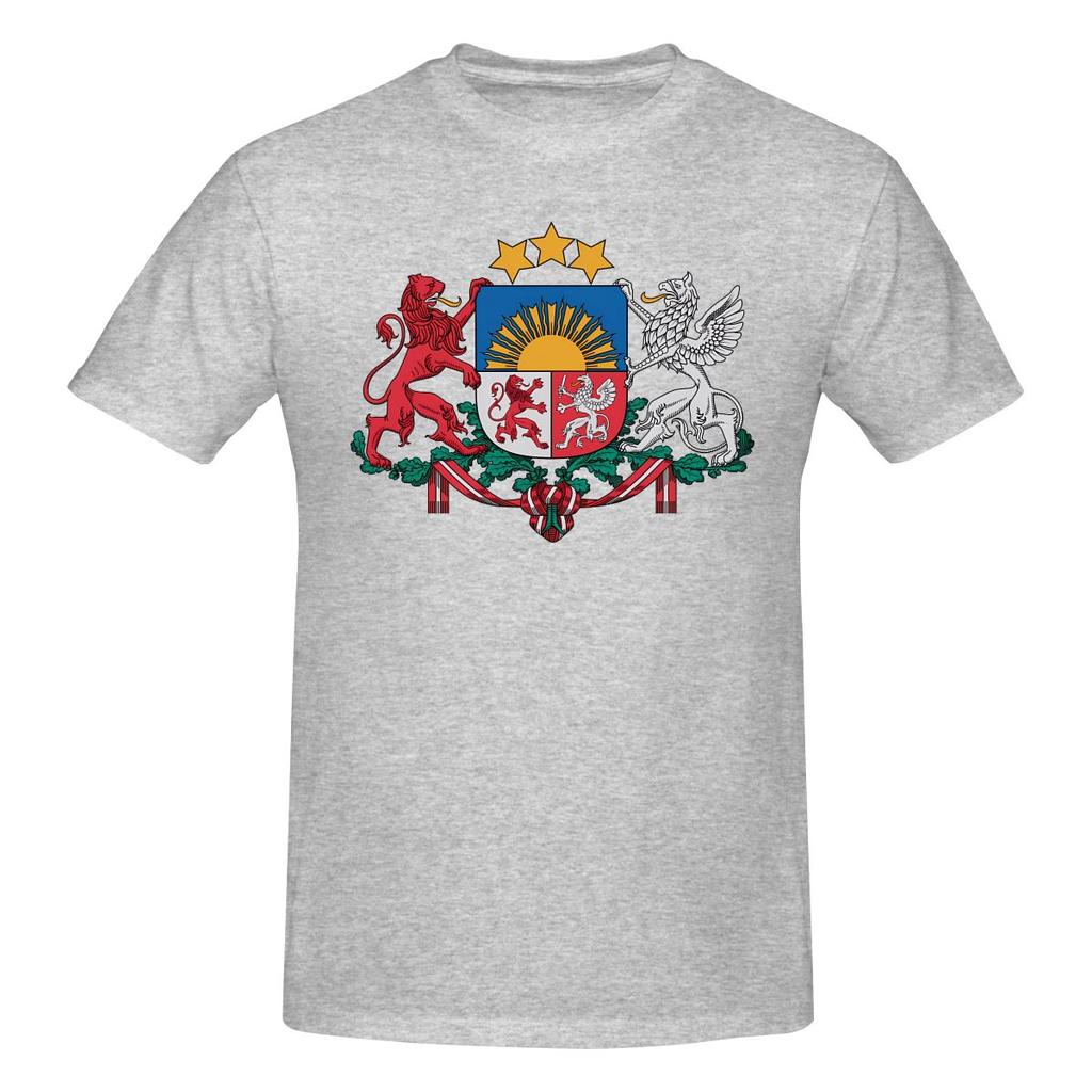 Funny Latvia Coat Of Arms Unisexs Printed TShirt Unisex T shirtBlack