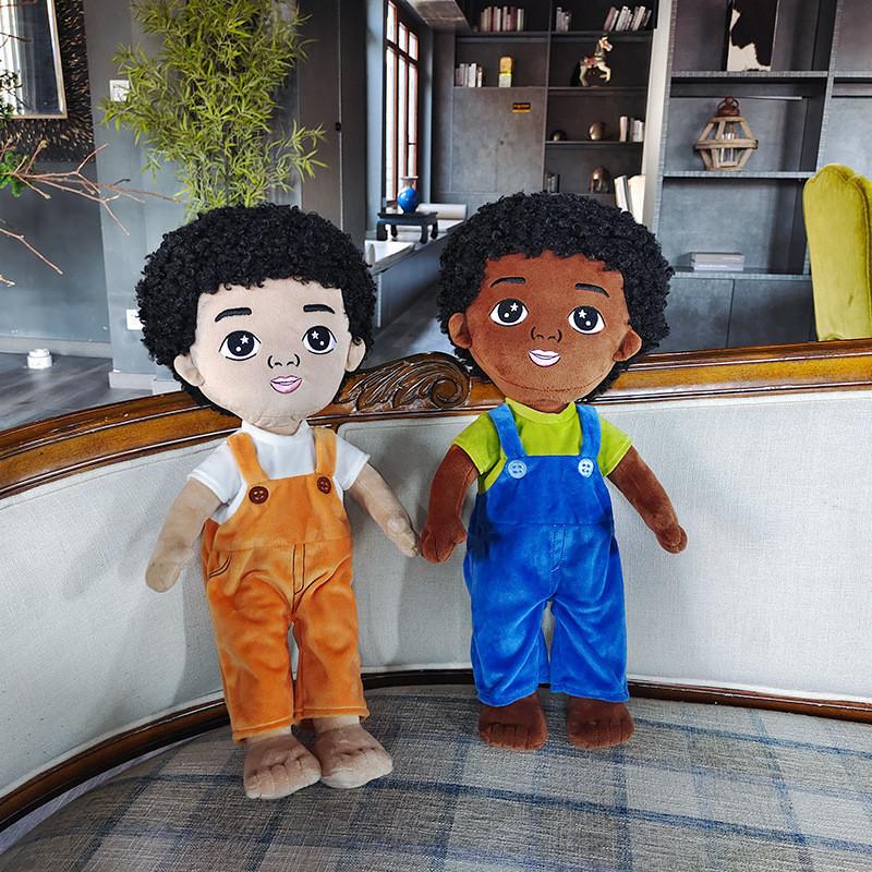 43cm Explosive Head Boy And Girl Plush Dinosaur Doll Toy