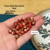 Blue Stone Clay Beads & Accessories Set: Wood & Ceramic Charms for Jewelry Making