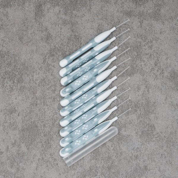 I-Shaped Two-Tone Interdental Brush Ssss 10 Pieces