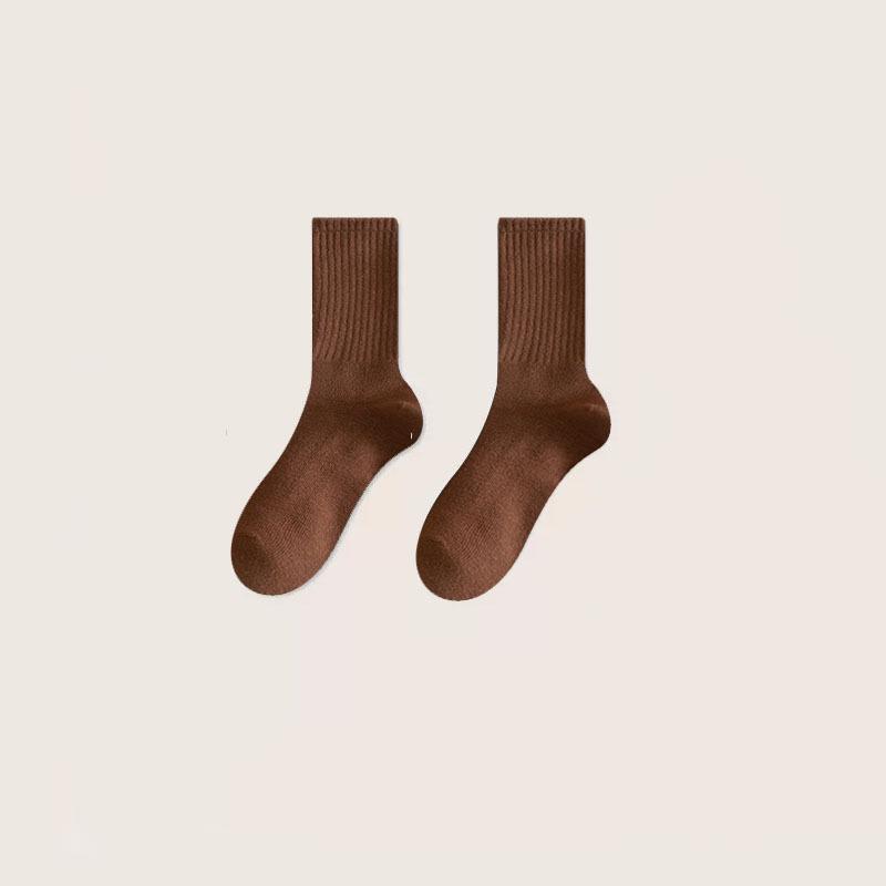 

Women s Mid-Calf Summer Breathable Slouch Socks & Men s Thin Odor-Resistant Sweat-Absorbent Sports Socks One Size Ankle Socks колір темно кави