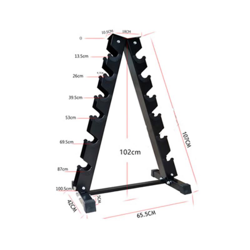 Qinghongling Hexagonal Dumbbells & Dumbbell Racks