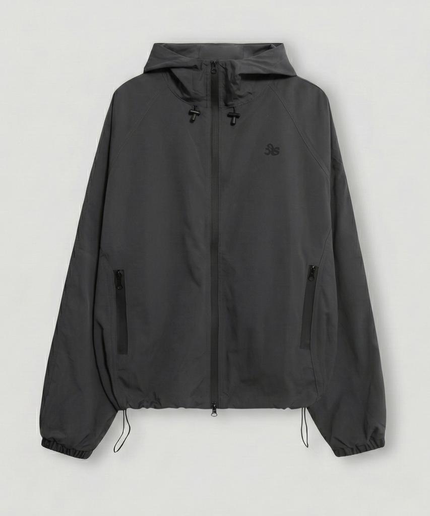 Chicks Daily Windbreaker Charcoal
