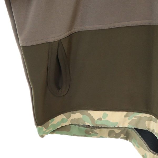 Brand new quolt Camouflage Anorak Parker L tea Men's Used