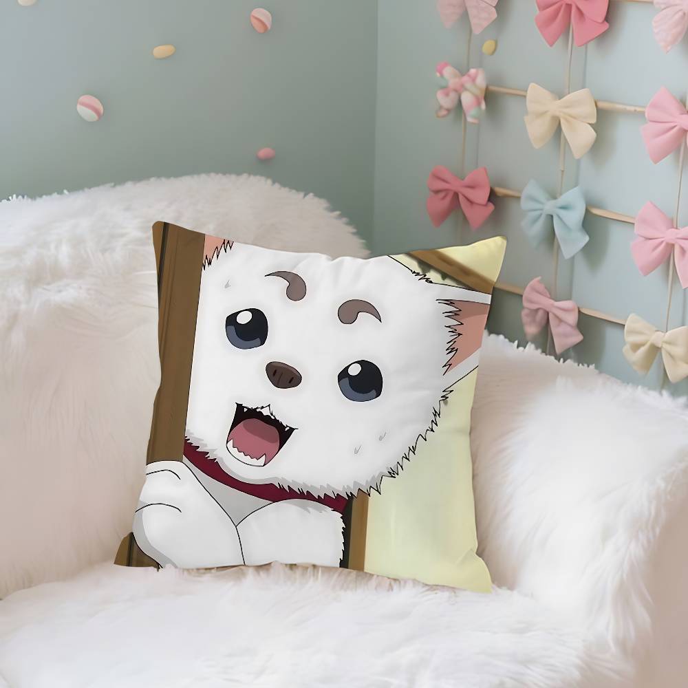 Cartoon CuteSSadaharud Case Plush Fabric Soft Pillowcase Double Sided Print Cushion Cover Household Gifts