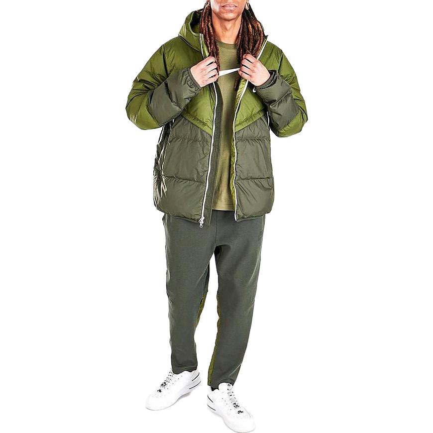 Nike Jackets Men's Green Hooded Thickened Other DD6795-326