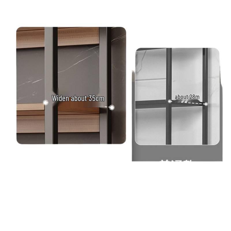 Freestanding Multi-Layer Kitchen Storage Rack for Microwave & Cookware