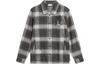 Li Ning BADFIVE Shirts Men's Obsidian Gray Ecru Ebony Black Lapel Moderate Other AFDT855-3