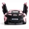 1:36 skala odlewany aluminiowy Model samochodu McLaren 600LP zabawka samochód, pojazdy typu pull back zabawka samochód dla małych dzieci dzieci chłopcy dziewczęta prezent