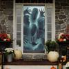 New Style Halloween Horror Glass Window Sticker Decoration Horror Haunted House Glass Sticker Props Holiday Party