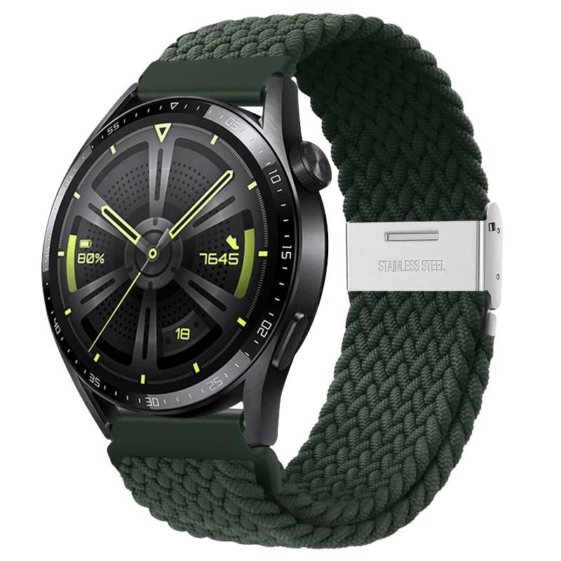20mm Sport Nylon Strap For Samsung Galaxy Watch 5/6/pro/4/4 Classic/3 46mm/42mm/40mm/44mm Bracelet Active2 Gear S3  22mm Strap